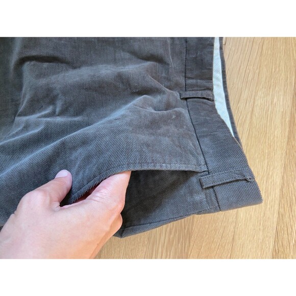 Linea Naturale Men's 44 Corduroy Pants Brown Cotton Blend Trousers Work *FLAWS* - Picture 6 of 13